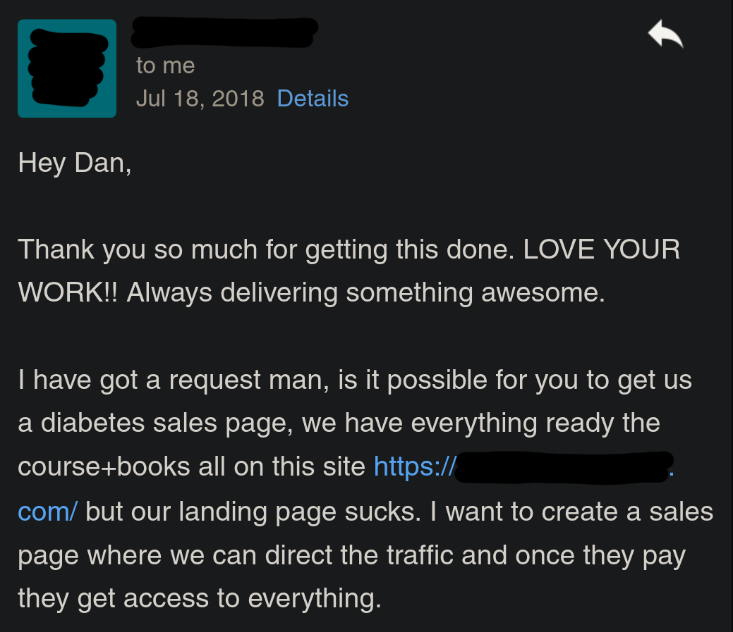 Client testimonial 12